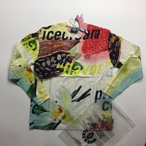 BBC Ice Cream Flavor L/S Shirt Mens size S